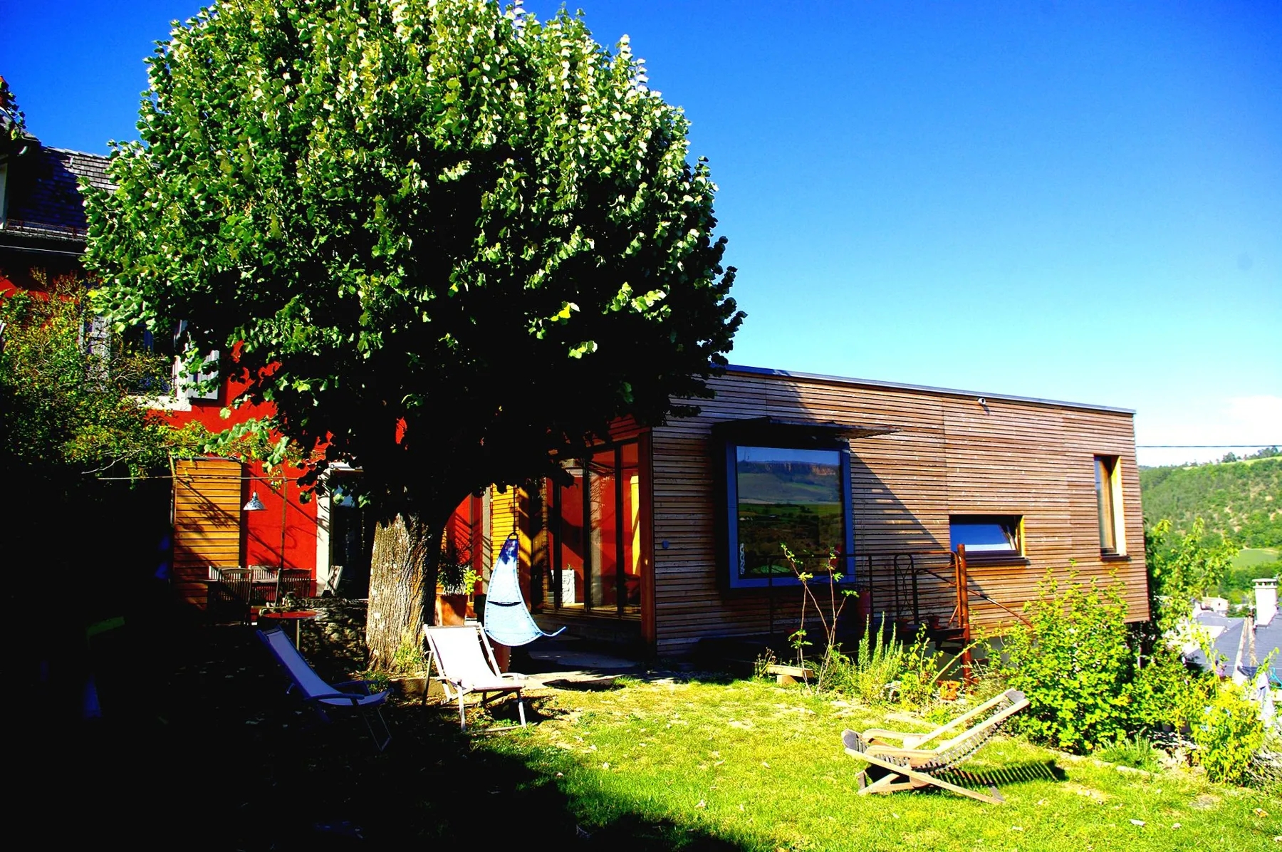 La maison en équilibre — maison à ossature bois Orlhac