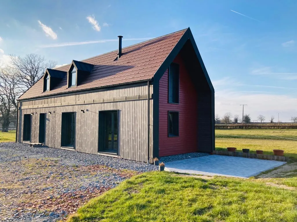 Longère bourbonnaise — maison à ossature bois Orlhac