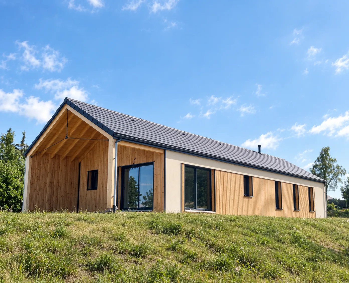 Maison à ossature bois Orlhac en Lozère